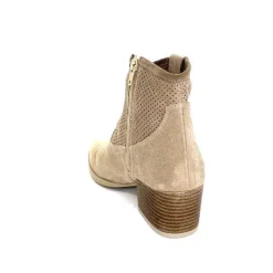 Féminin|Bottines Eté<Ivoire0104a Bottines Eté Ivoire A53079 Daim Fossile Beige