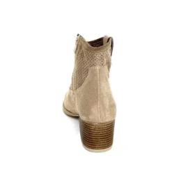 Féminin|Bottines Eté<Ivoire0104a Bottines Eté Ivoire A53079 Daim Fossile Beige