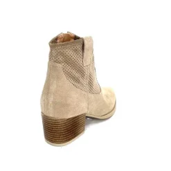 Féminin|Bottines Eté<Ivoire0104a Bottines Eté Ivoire A53079 Daim Fossile Beige