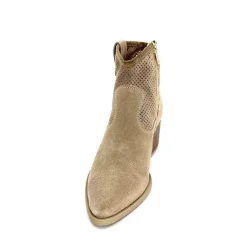Féminin|Bottines Eté<Ivoire0104a Bottines Eté Ivoire A53079 Daim Fossile Beige