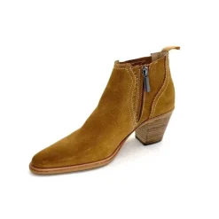 Féminin|Bottines<Muratti Bottines Eté S1382a Ropars Daim Whisky Camel