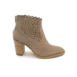 Fantaisie|Bottines Eté<Myma Bottines Eté 7750 Chèvre Velour Taupe