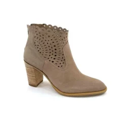 Fantaisie|Bottines Eté<Myma Bottines Eté 7750 Chèvre Velour Taupe