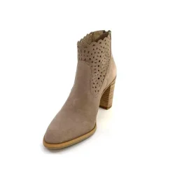 Fantaisie|Bottines Eté<Myma Bottines Eté 7750 Chèvre Velour Taupe
