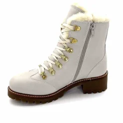 Neige|Montagne<gemilli sarl - hooper Bottines Fourées Hooper Shoes Albe Cuir Panna Crème