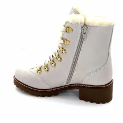 Neige|Montagne<gemilli sarl - hooper Bottines Fourées Hooper Shoes Albe Cuir Panna Crème