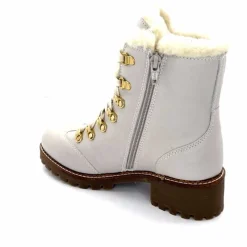 Neige|Montagne<gemilli sarl - hooper Bottines Fourées Hooper Shoes Albe Cuir Panna Crème