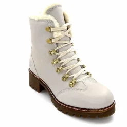 Neige|Montagne<gemilli sarl - hooper Bottines Fourées Hooper Shoes Albe Cuir Panna Crème