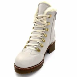 Neige|Montagne<gemilli sarl - hooper Bottines Fourées Hooper Shoes Albe Cuir Panna Crème