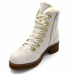 Neige|Montagne<gemilli sarl - hooper Bottines Fourées Hooper Shoes Albe Cuir Panna Crème
