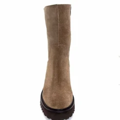 Basic|Bottines<marcha / m.moustafa Bottines Fourrées à Talons Ivoire Evs 2963 Daim Vison Taupe