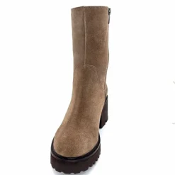 Basic|Bottines<marcha / m.moustafa Bottines Fourrées à Talons Ivoire Evs 2963 Daim Vison Taupe