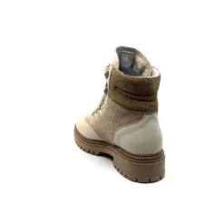 Neige|Montagne<Elena Bottines Fourrées 37044 Cuir Crème Beige