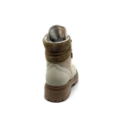 Neige|Montagne<Elena Bottines Fourrées 37044 Cuir Crème Beige