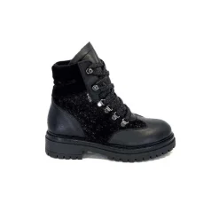 Neige|Montagne<Elena Bottines Fourrées 37044 Cuir Noir