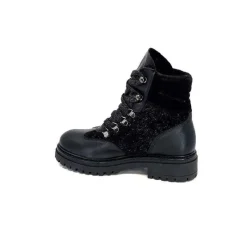 Neige|Montagne<Elena Bottines Fourrées 37044 Cuir Noir