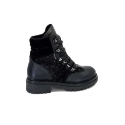 Neige|Montagne<Elena Bottines Fourrées 37044 Cuir Noir