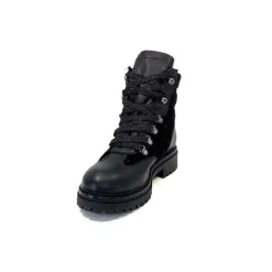 Neige|Montagne<Elena Bottines Fourrées 37044 Cuir Noir