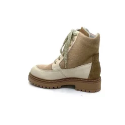 Neige|Fourrées<Elena Bottines Fourrées 37339 Cuir Crème Beige