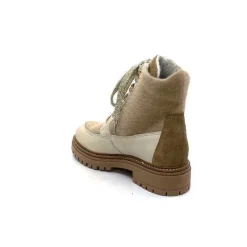 Neige|Fourrées<Elena Bottines Fourrées 37339 Cuir Crème Beige