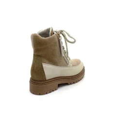 Neige|Fourrées<Elena Bottines Fourrées 37339 Cuir Crème Beige