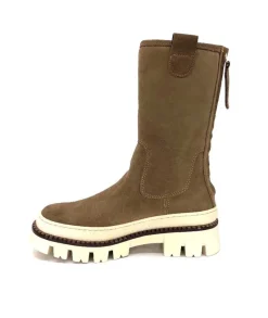 Montagne|Fourrure<Elena Bottines Fourrées 42020 Friend Daim Marron