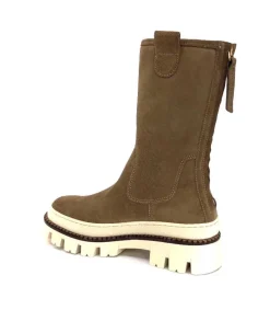 Montagne|Fourrure<Elena Bottines Fourrées 42020 Friend Daim Marron