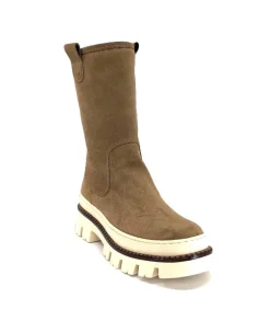 Montagne|Fourrure<Elena Bottines Fourrées 42020 Friend Daim Marron