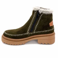 Neige|Montagne<gemilli sarl - hooper Bottines Fourrées Hooper Melen Daim Kaki