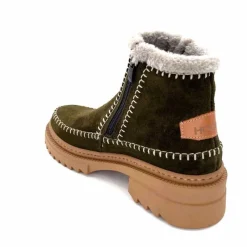 Neige|Montagne<gemilli sarl - hooper Bottines Fourrées Hooper Melen Daim Kaki