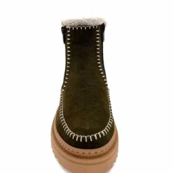 Neige|Montagne<gemilli sarl - hooper Bottines Fourrées Hooper Melen Daim Kaki