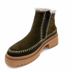 Neige|Montagne<gemilli sarl - hooper Bottines Fourrées Hooper Melen Daim Kaki