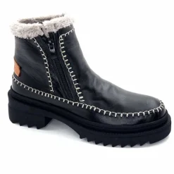Neige|Montagne<gemilli sarl - hooper Bottines Fourrées Hooper Melen Cuir Noir