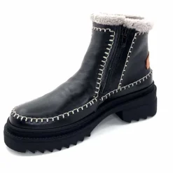 Neige|Montagne<gemilli sarl - hooper Bottines Fourrées Hooper Melen Cuir Noir