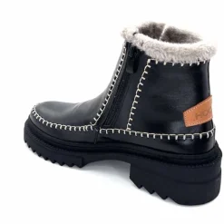 Neige|Montagne<gemilli sarl - hooper Bottines Fourrées Hooper Melen Cuir Noir