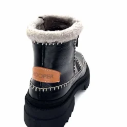 Neige|Montagne<gemilli sarl - hooper Bottines Fourrées Hooper Melen Cuir Noir