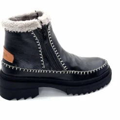 Neige|Montagne<gemilli sarl - hooper Bottines Fourrées Hooper Melen Cuir Noir