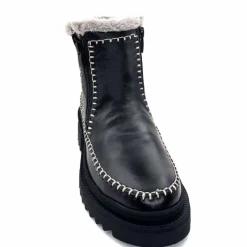 Neige|Montagne<gemilli sarl - hooper Bottines Fourrées Hooper Melen Cuir Noir