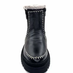 Neige|Montagne<gemilli sarl - hooper Bottines Fourrées Hooper Melen Cuir Noir