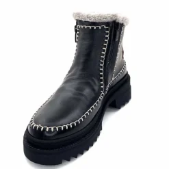 Neige|Montagne<gemilli sarl - hooper Bottines Fourrées Hooper Melen Cuir Noir