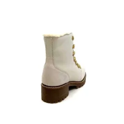 Neige|Fourrure<gemilli sarl - hooper Bottines Fourrées Hooper Shoes Albe Cuir Panna Crème