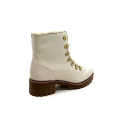 Neige|Fourrure<gemilli sarl - hooper Bottines Fourrées Hooper Shoes Albe Cuir Panna Crème