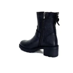 Fourrure|Fourrées<Ivoire-354 Bottines Fourrées Ivoire 109332 Cuir Noir