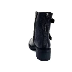 Fourrure|Fourrées<Ivoire-354 Bottines Fourrées Ivoire 109332 Cuir Noir