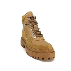 Montagne|Fourrées<Ivoire0209b Bottines Fourrées Ivoire 12301 Cuir Daim Taupe