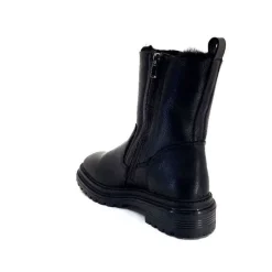 Fourrure|Fourrées<sekada Bottines Fourrées Ivoire 48115 Cuir Noir