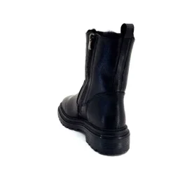 Fourrure|Fourrées<sekada Bottines Fourrées Ivoire 48115 Cuir Noir