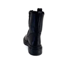 Fourrure|Fourrées<sekada Bottines Fourrées Ivoire 48115 Cuir Noir