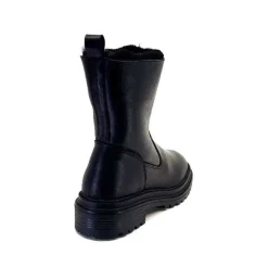 Fourrure|Fourrées<sekada Bottines Fourrées Ivoire 48115 Cuir Noir