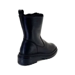 Fourrure|Fourrées<sekada Bottines Fourrées Ivoire 48115 Cuir Noir